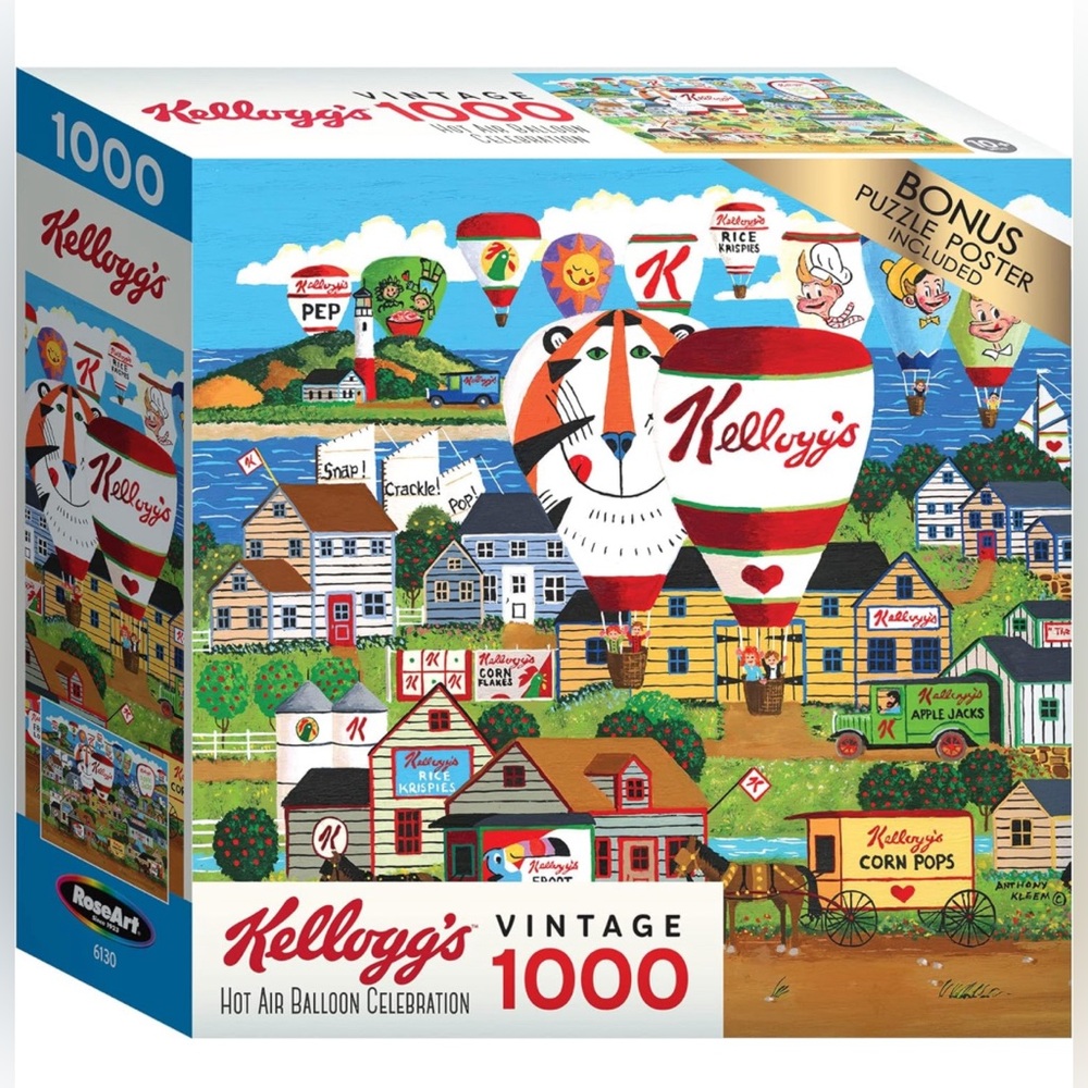 1000 piece jigsaw puzzle - Kellogg’s Hot Air Balloon Celebration